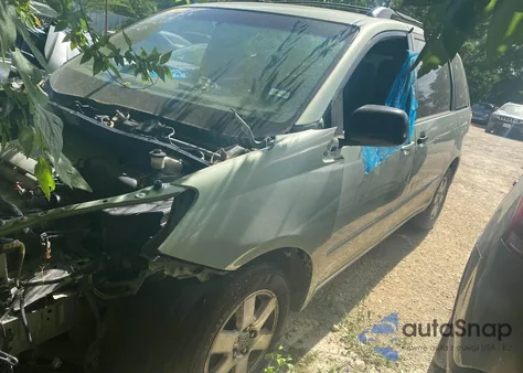 2006 Toyota Sienna Ce/Le из США, поврежденный, VIN 5TDZA23C36S509320